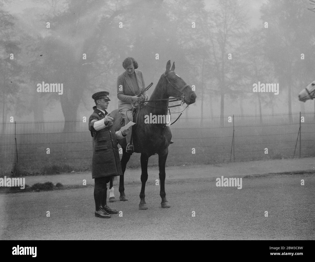 Windsor Park geschlossen wegen Maul- und Klauenseuche Ausbruch. 13. November 1934 Stockfoto