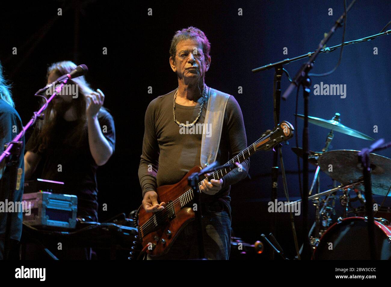 Mailand Italien 07/08/2011: Lou Reed in der Arena Civica Stockfoto
