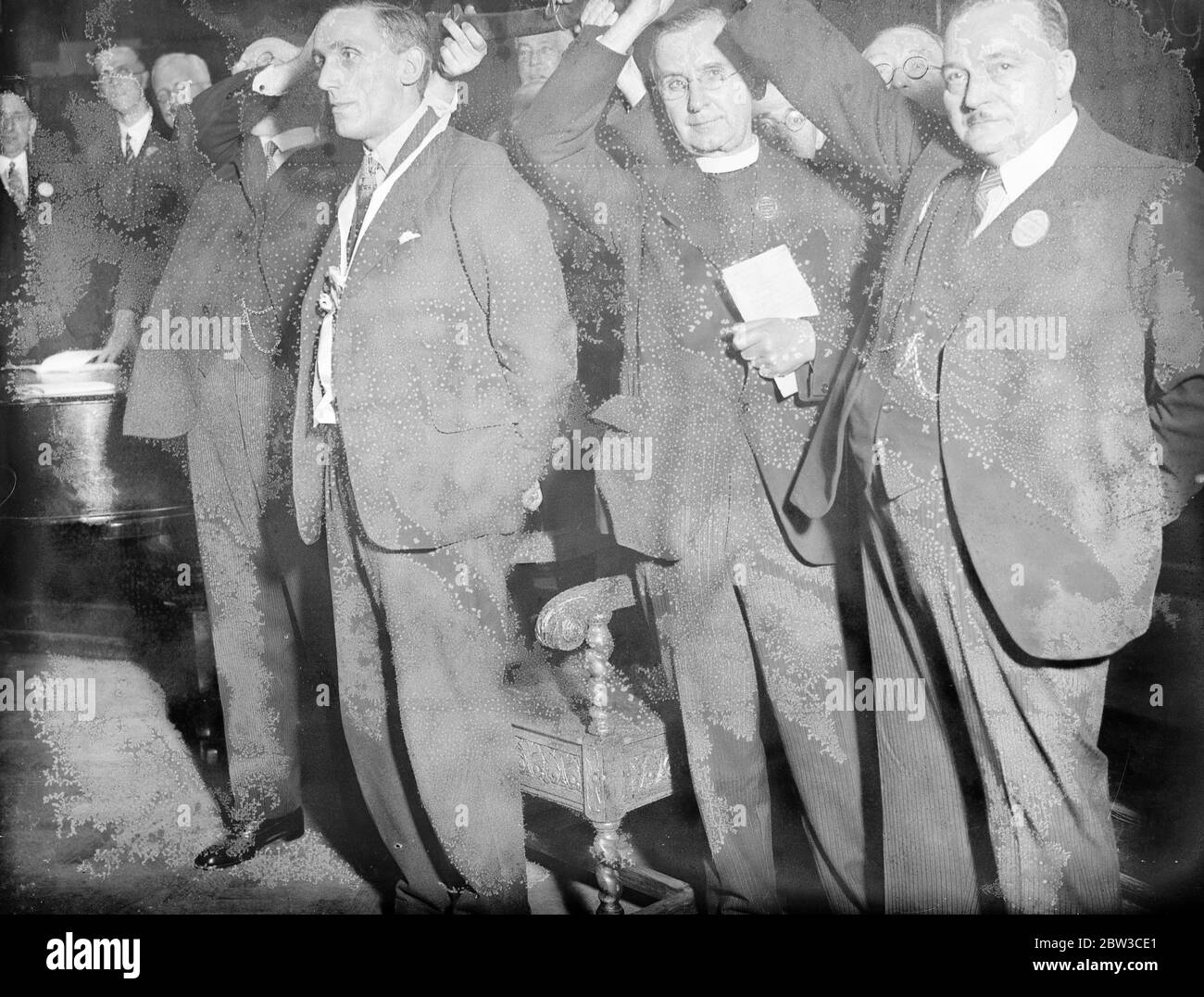 Der Bard im Welsh Eisteddfod. 15. November 1934 Stockfoto