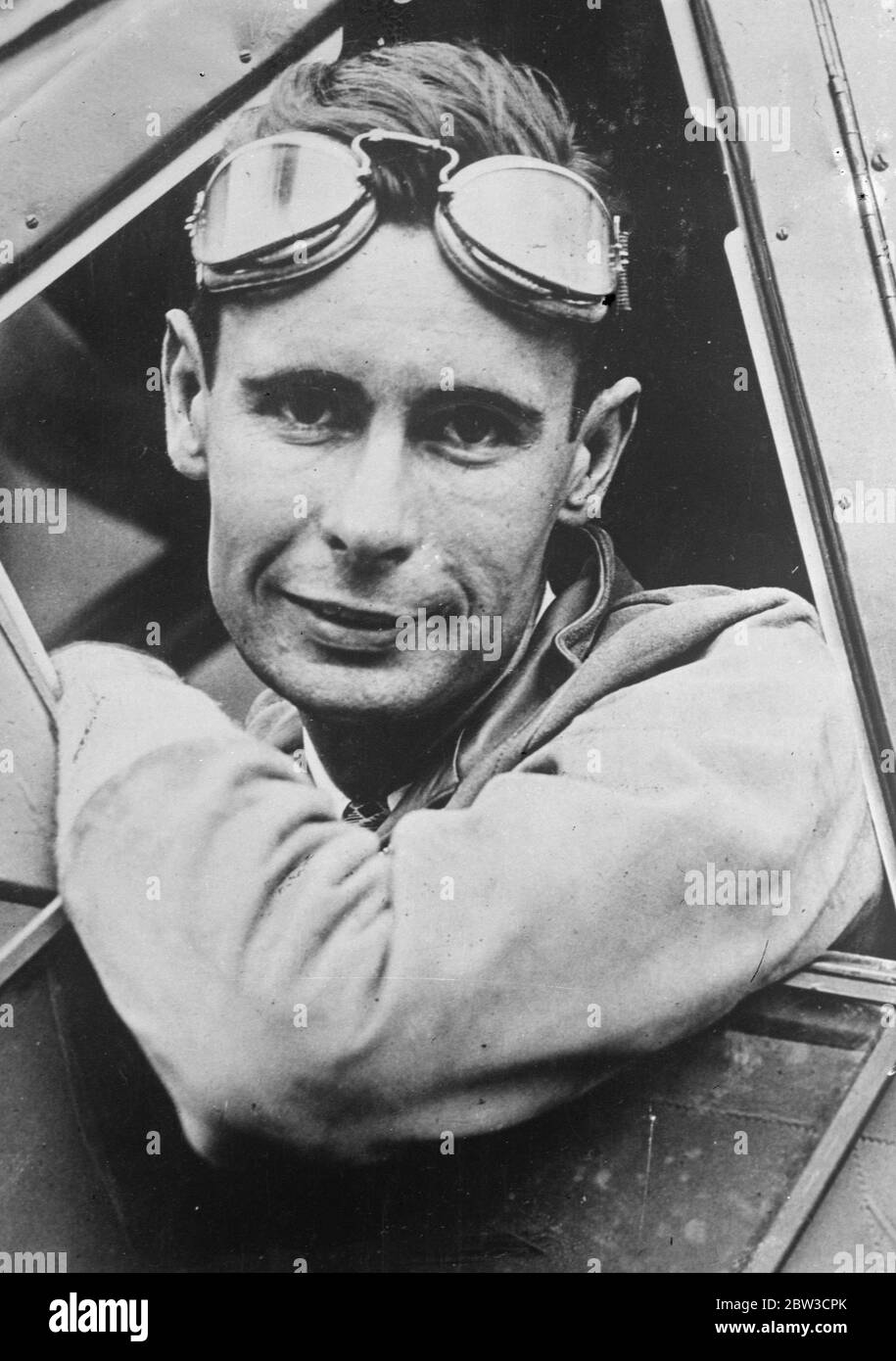 Neue Suche nach Flugflüchtling, der vor acht Jahren im Dschungel verschwand. Paul Redford, der in den unzugänglichen Dschungel von Niederländisch-Guayana verschwunden. 28. Oktober 1935 Stockfoto