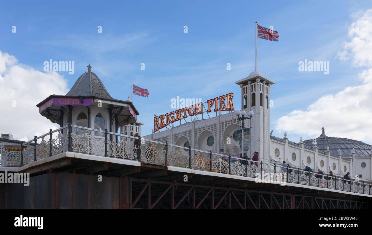 Brighton Palace Pier, Brighton, England Stockfoto
