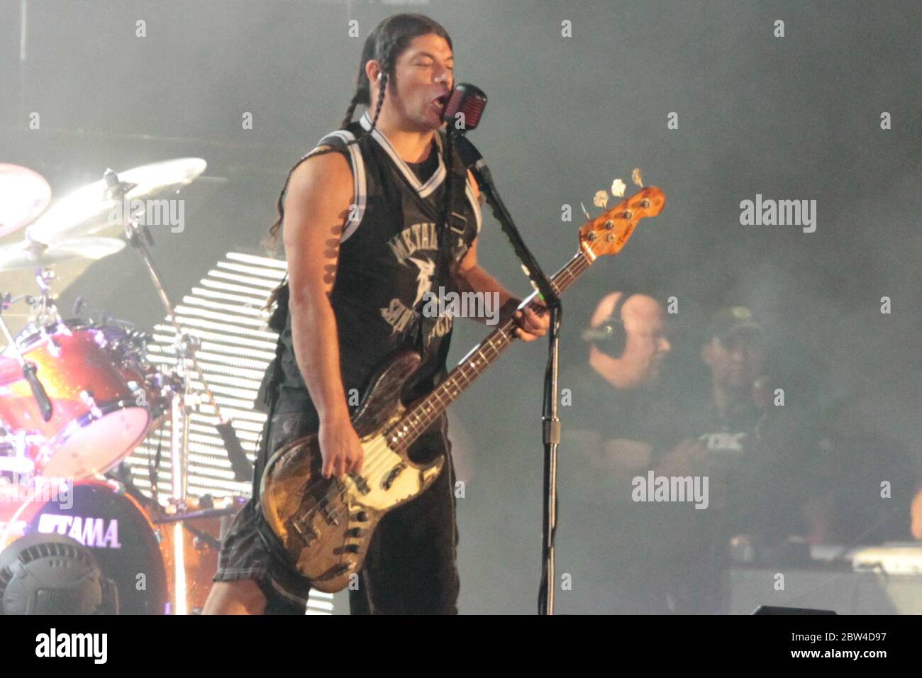 RIO DE JANEIRO, 19.09.2013: Metallica tritt auf der Main Stage of Rock in Rio V in Rio de Janeiro auf (Néstor J. Beremblum / Alamy News) Stockfoto