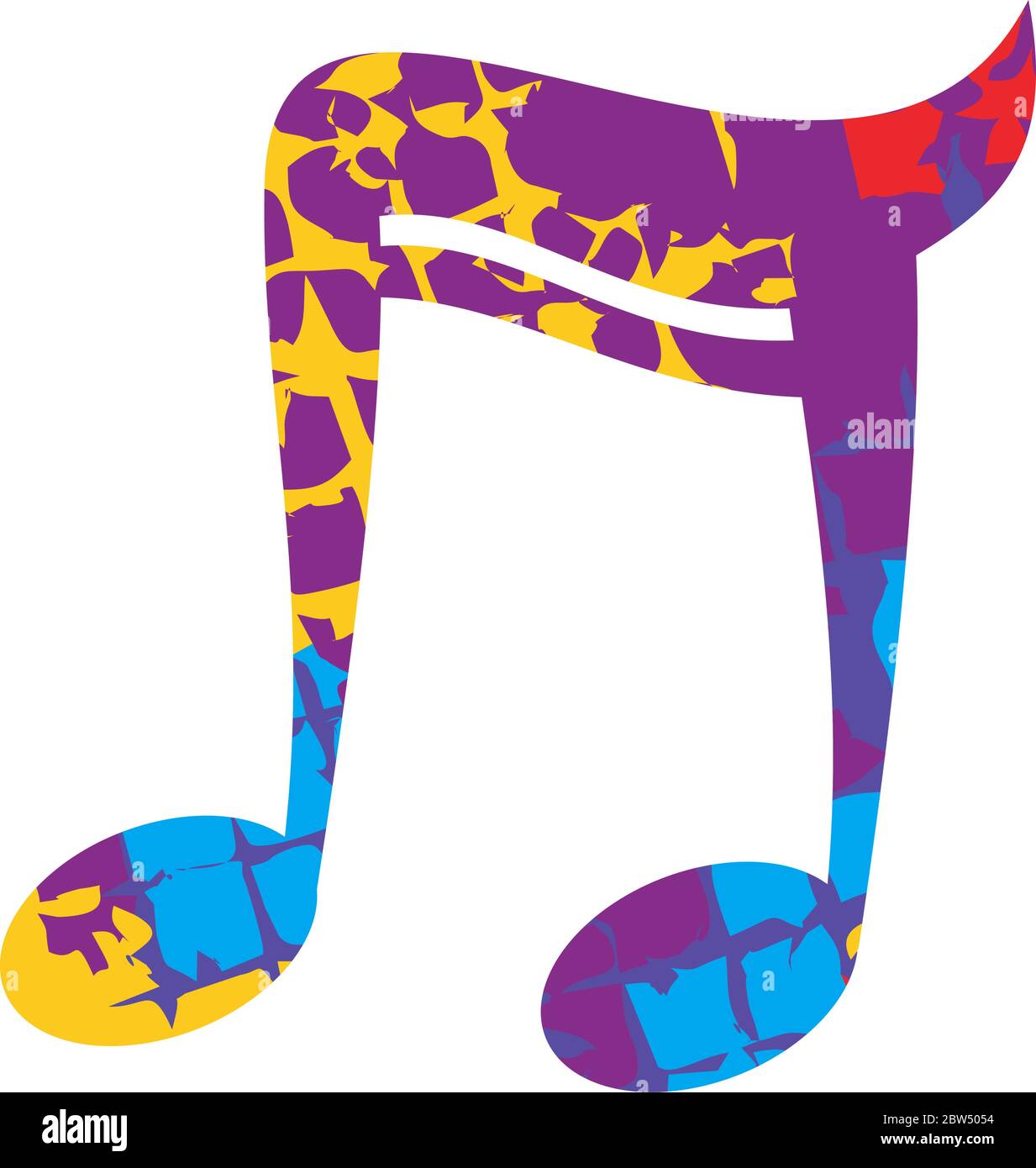 Symbol für Kunstmusik Stock Vektor