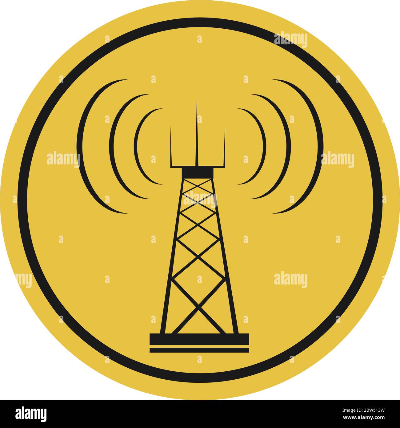 Antenne-Symbol Stock Vektor