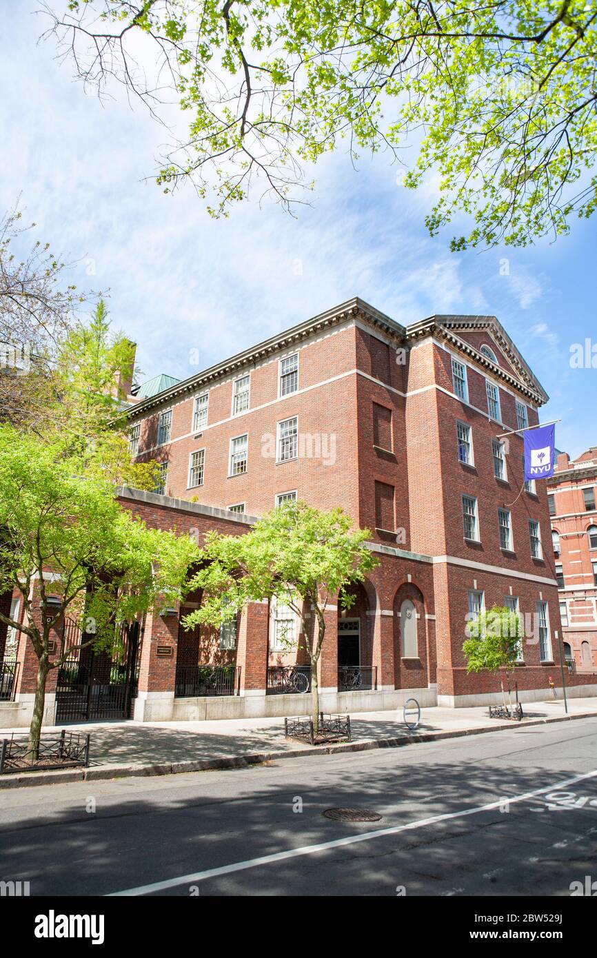 Arthur T. Vanderbilt Hall, School of Law, New York University, New York City, New York, USA Stockfoto