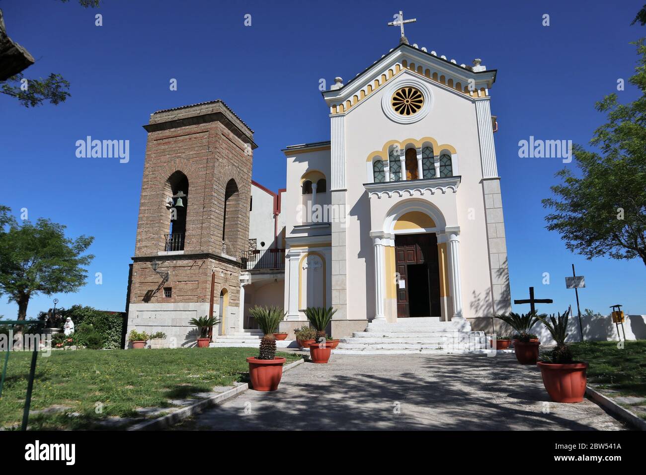 Maddaloni - Santuario di San Michele e Santa Maria del Monte Stockfoto