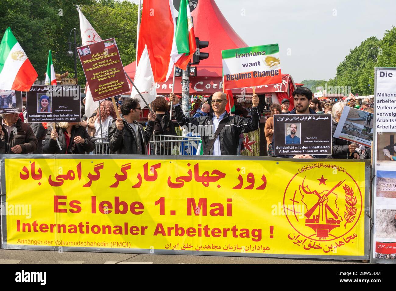 Mai in Berlin - 2019 Stockfoto