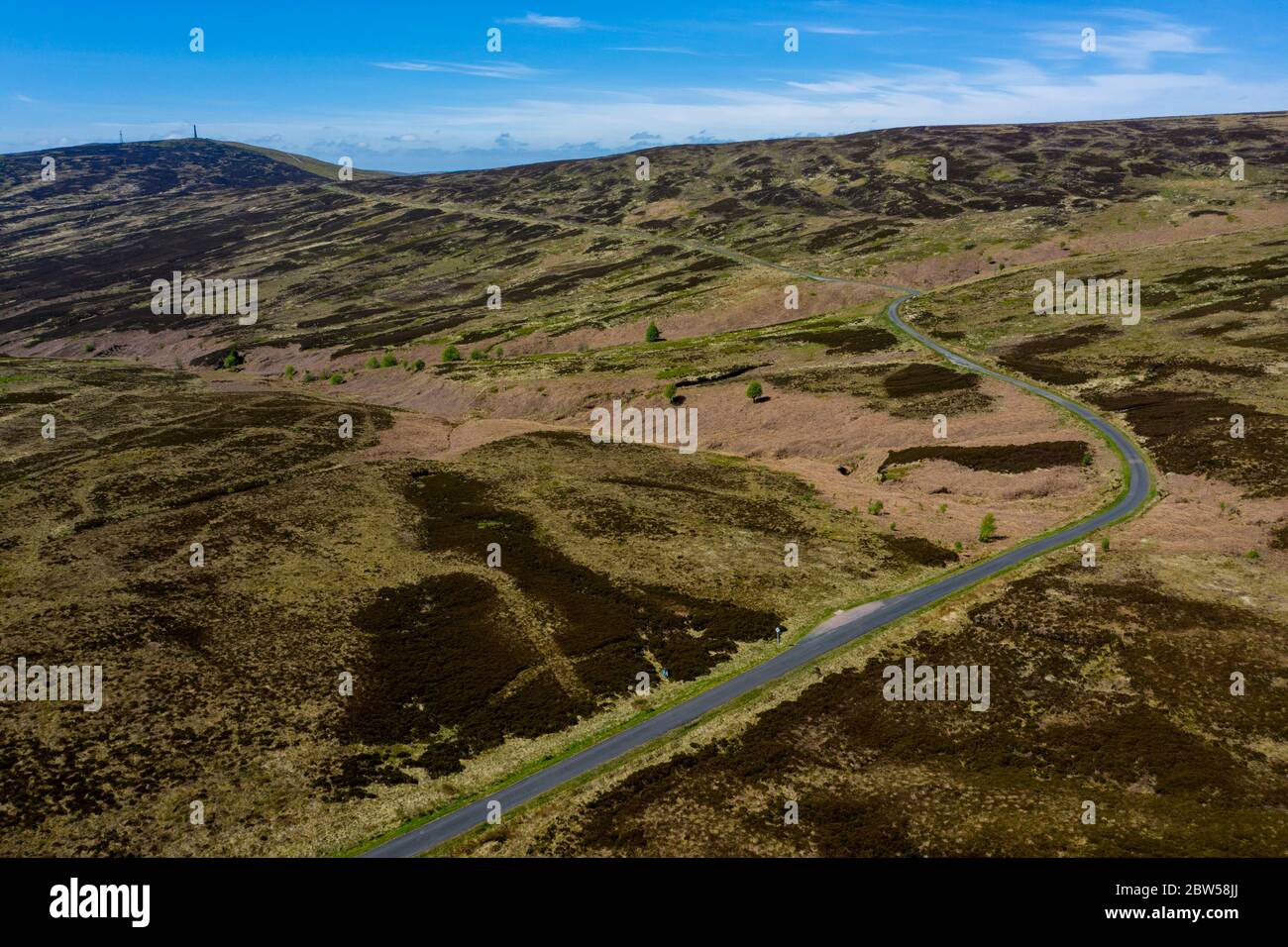 Langholm Moor: Es wurde ein Gemeinschaftskauf eingerichtet und hofft, das Land von Buccleuch Estates zu erwerben, um das Tarras Valley Nature Reserve zu schaffen. Stockfoto