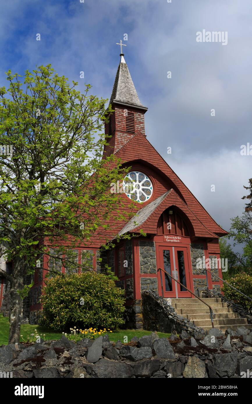 St. Peter's by the Sea Episcopal Church, Sitka, Alaska, USA Stockfoto