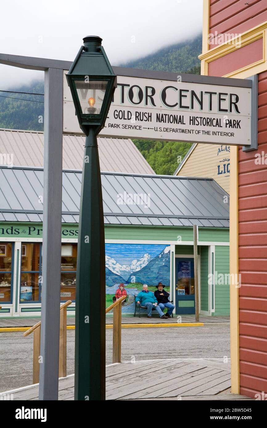 Klondike Gold Rush National Historical Park, Skagway, Southeast Alaska, USA Stockfoto