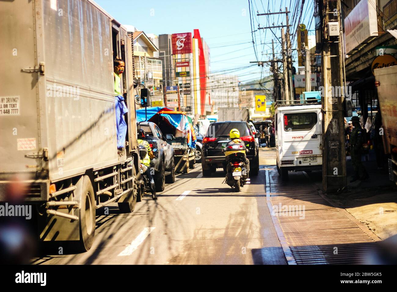 Covid-19 in Baguio City Stockfoto