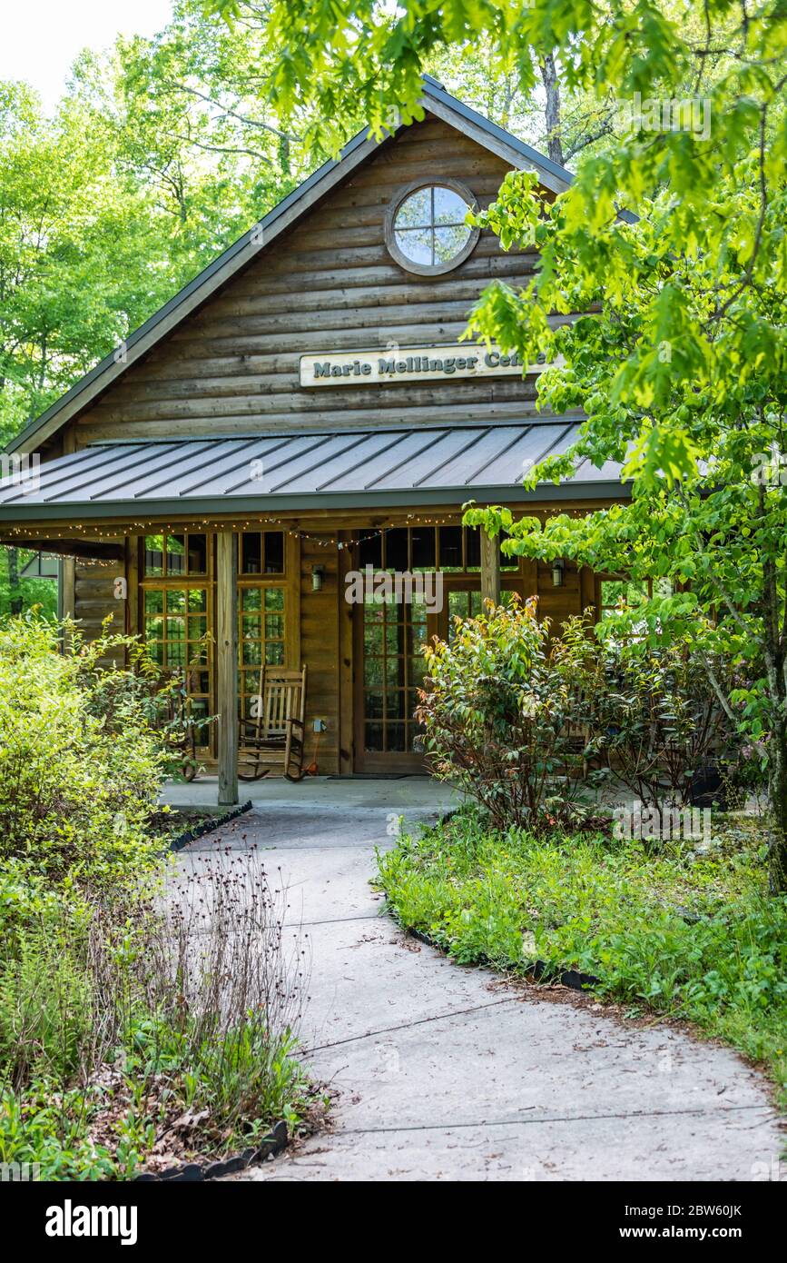 Marie Mellinger Center im Black Rock Mountain State Park in Mountain City in der Nähe von Clayton, Georgia. (USA) Stockfoto