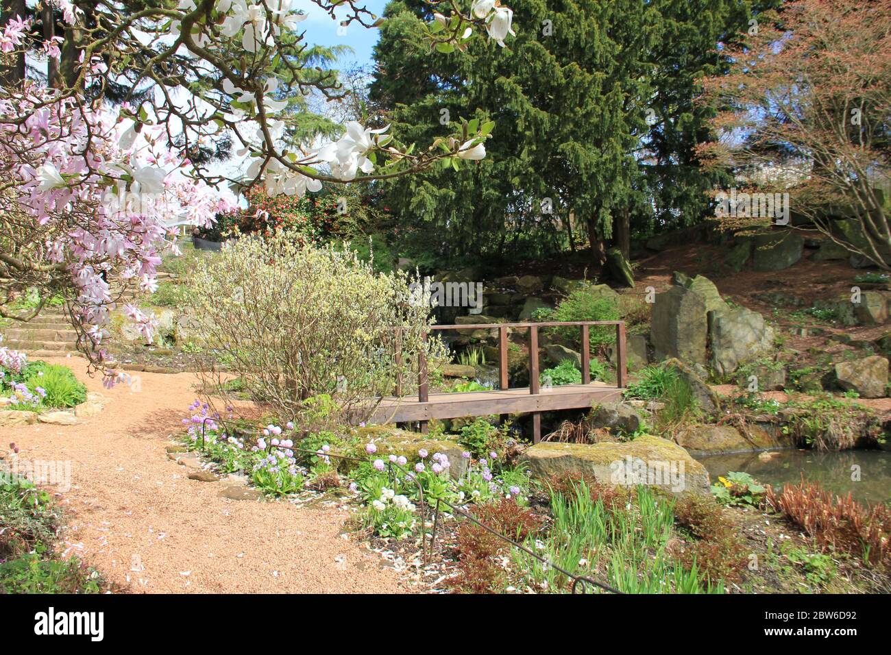 Birmingham Botanical Gardens in England, Großbritannien Stockfoto