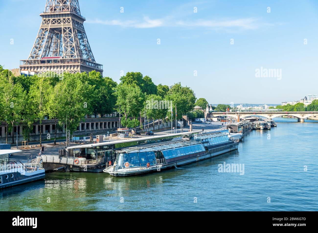 Port de la Bourdonnais in Paris - Frankreich Stockfoto