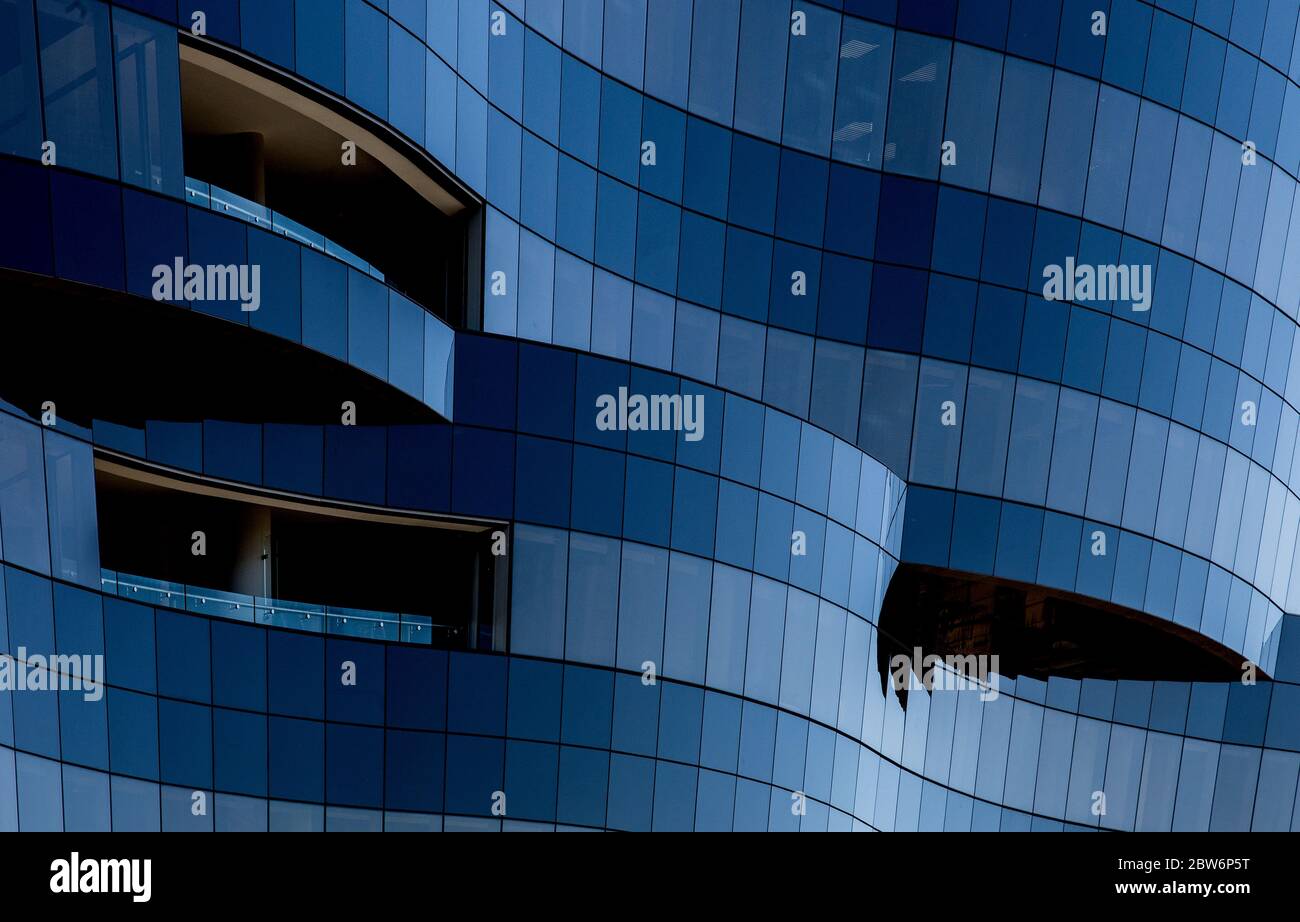 Abstrakte Architekturlinien bilden sich Stockfoto