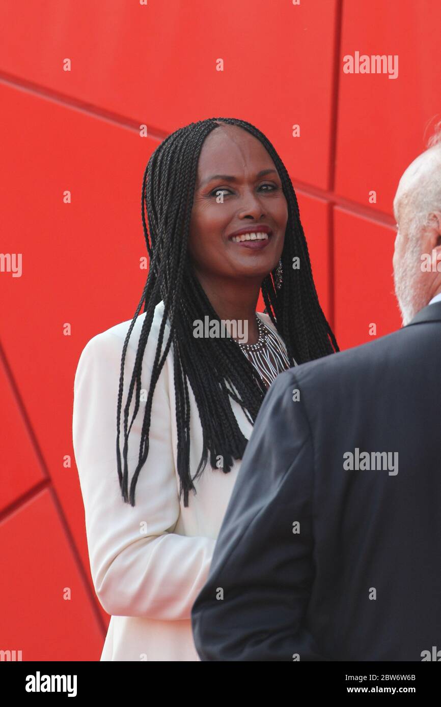 VENEDIG, ITALIEN - SEPTEMBER 09: Zeudi Araya nimmt an den Gold Lion Lifetime Achievement Awards Teil, die Marco Bellocchio verliehen werden Stockfoto