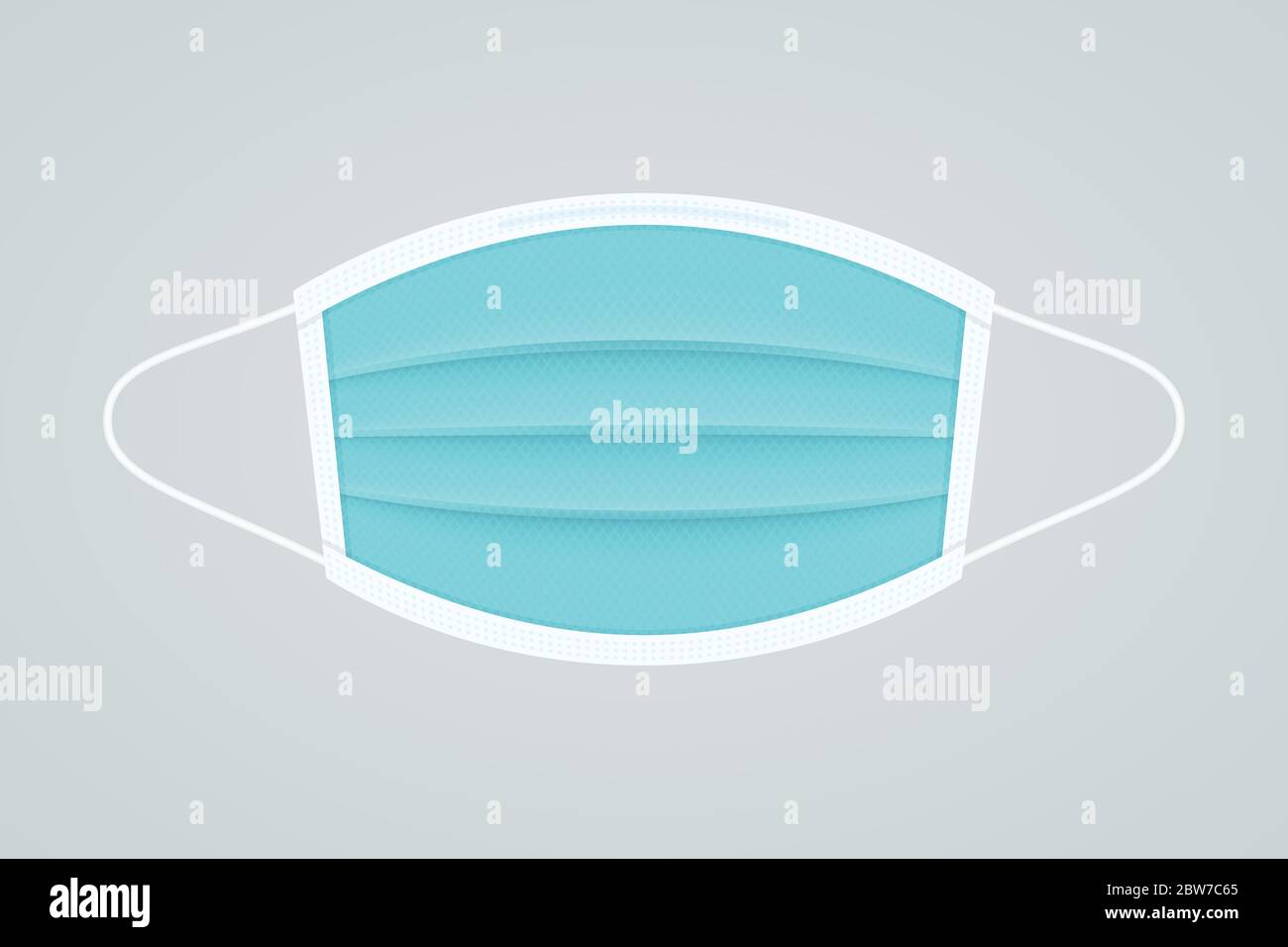 Gesichtsmaske Symbol auf weißem Hintergrund. Symbol für realistische Vektorgrafik maskieren. Stock Vektor