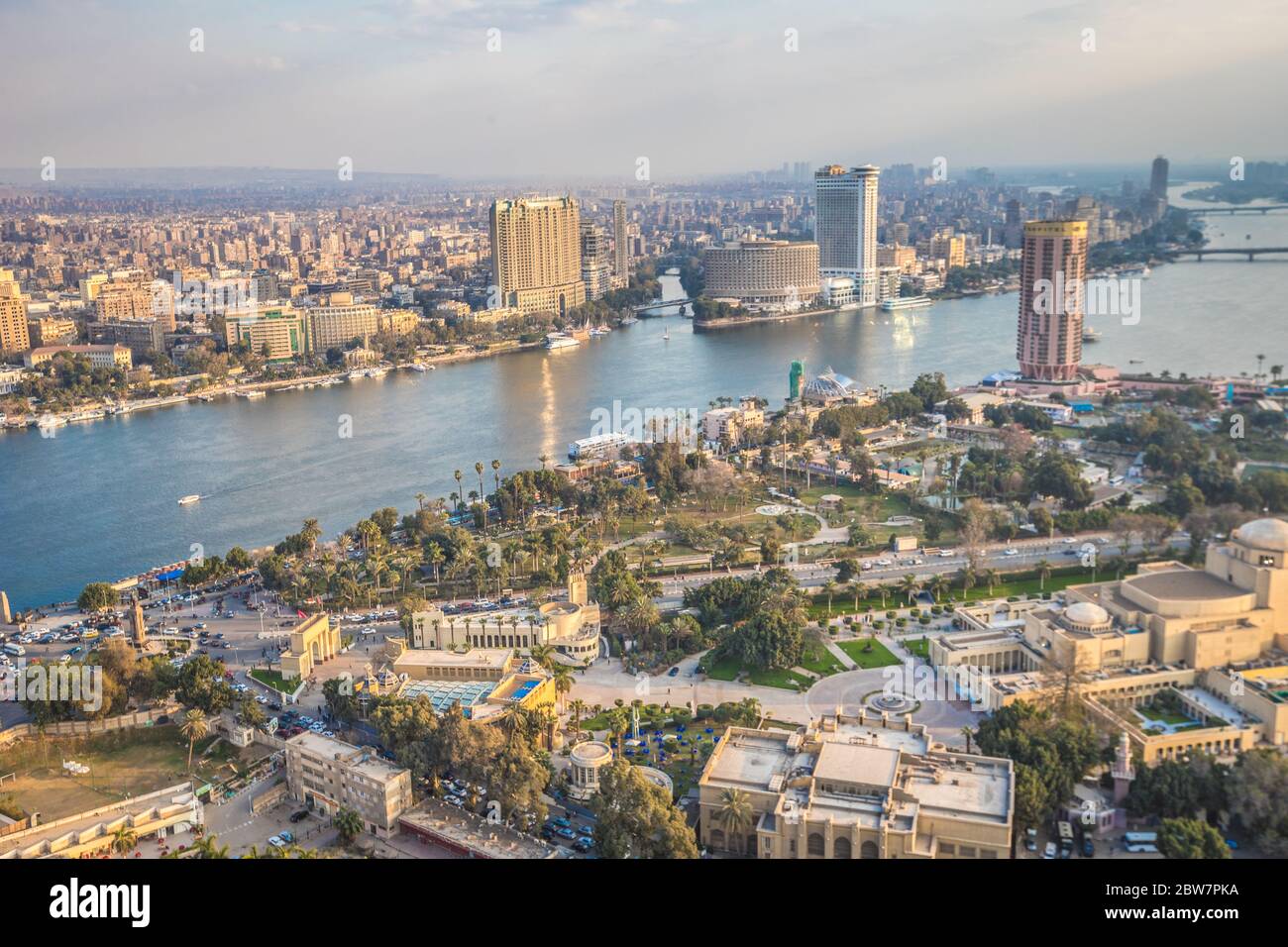 Panoramablick auf Kairo Stockfoto
