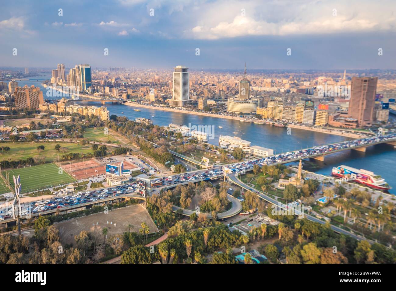 Schöne Stadt Kairo Stockfoto