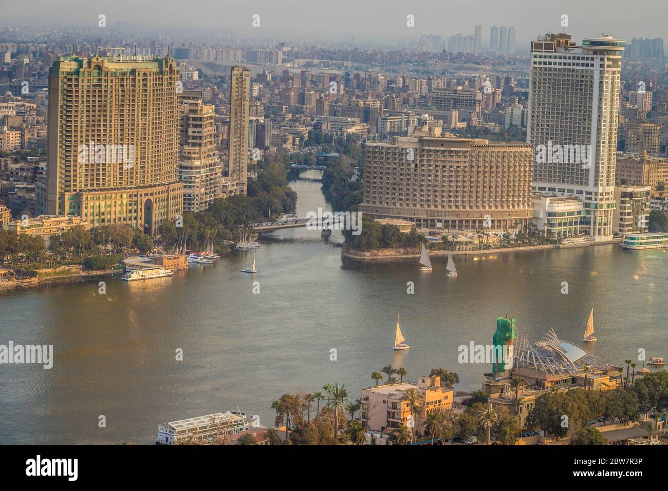Nice River in Kairo Stockfoto