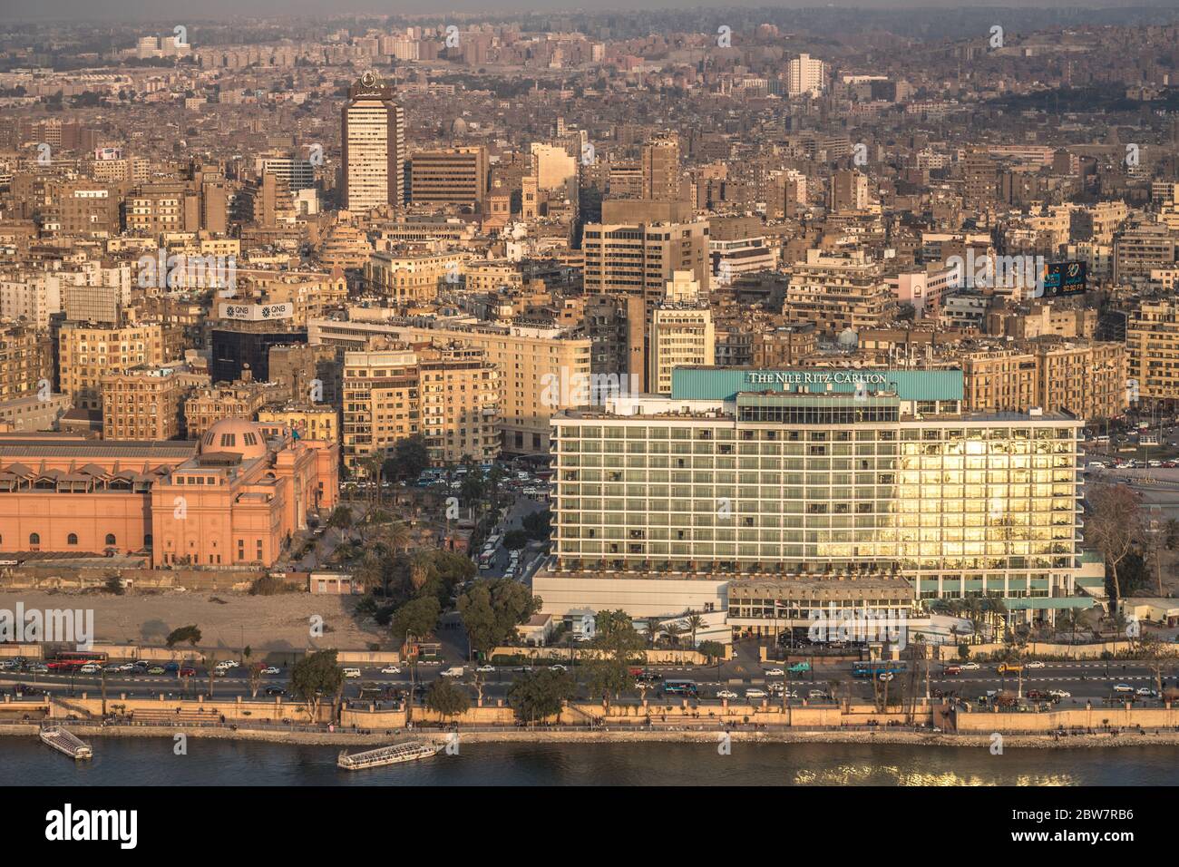 Skyline von Kairo Stockfoto