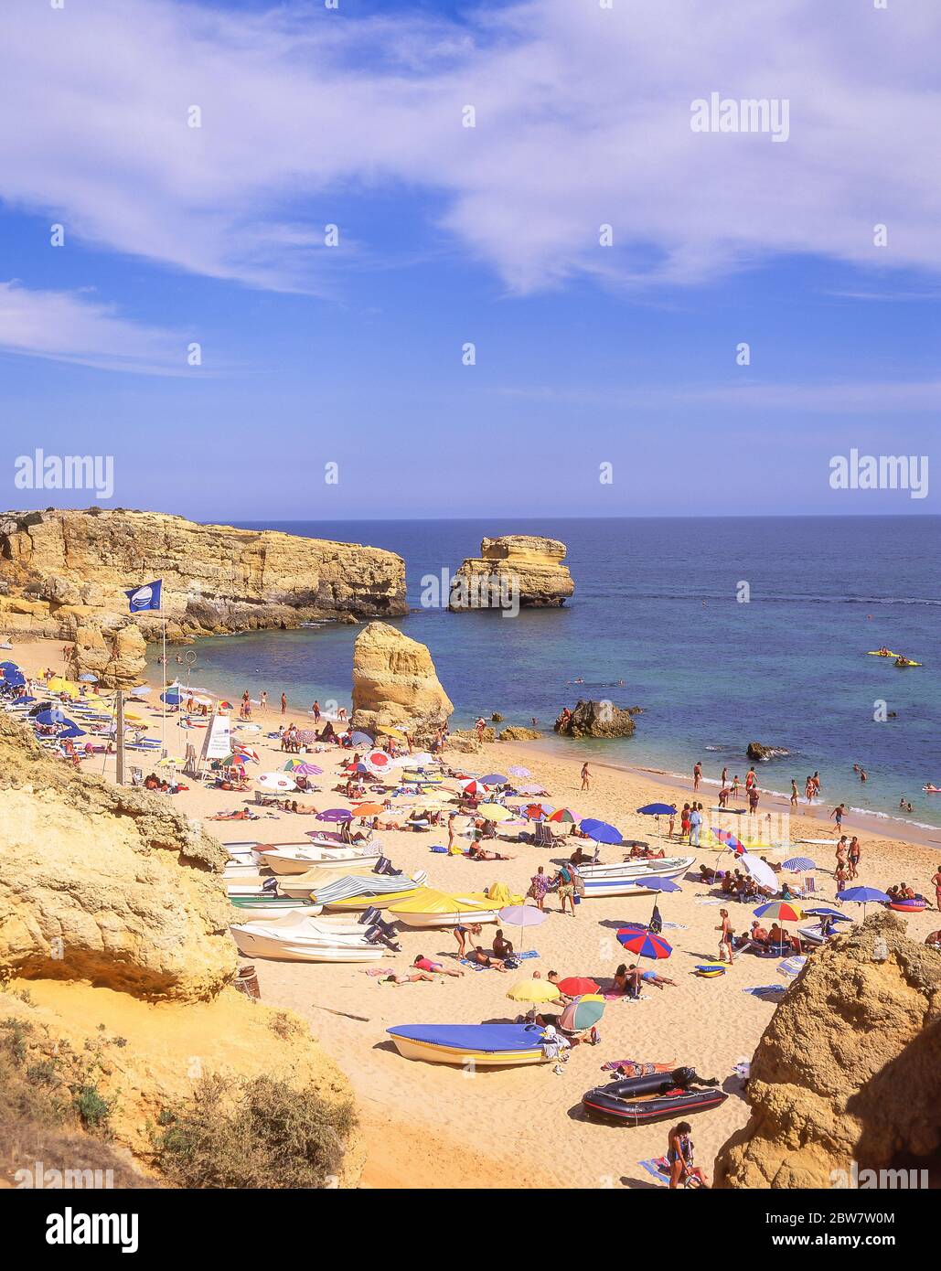 Praia de Sao Rafael, in der Nähe von Albufeira, Algarve, Portugal Stockfoto