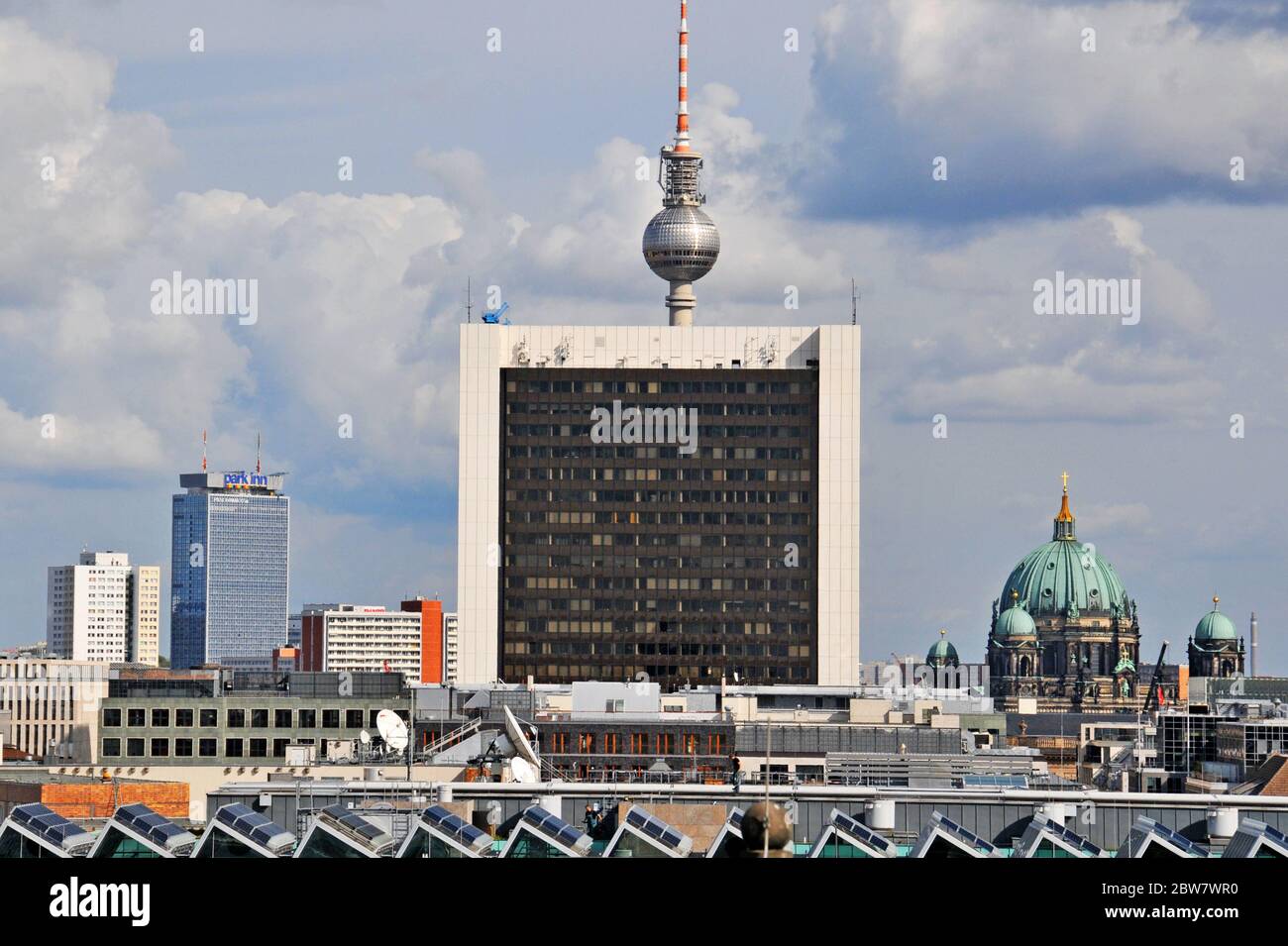 Skyline, Fernsehturm, Berlin, Deutschland Stockfoto