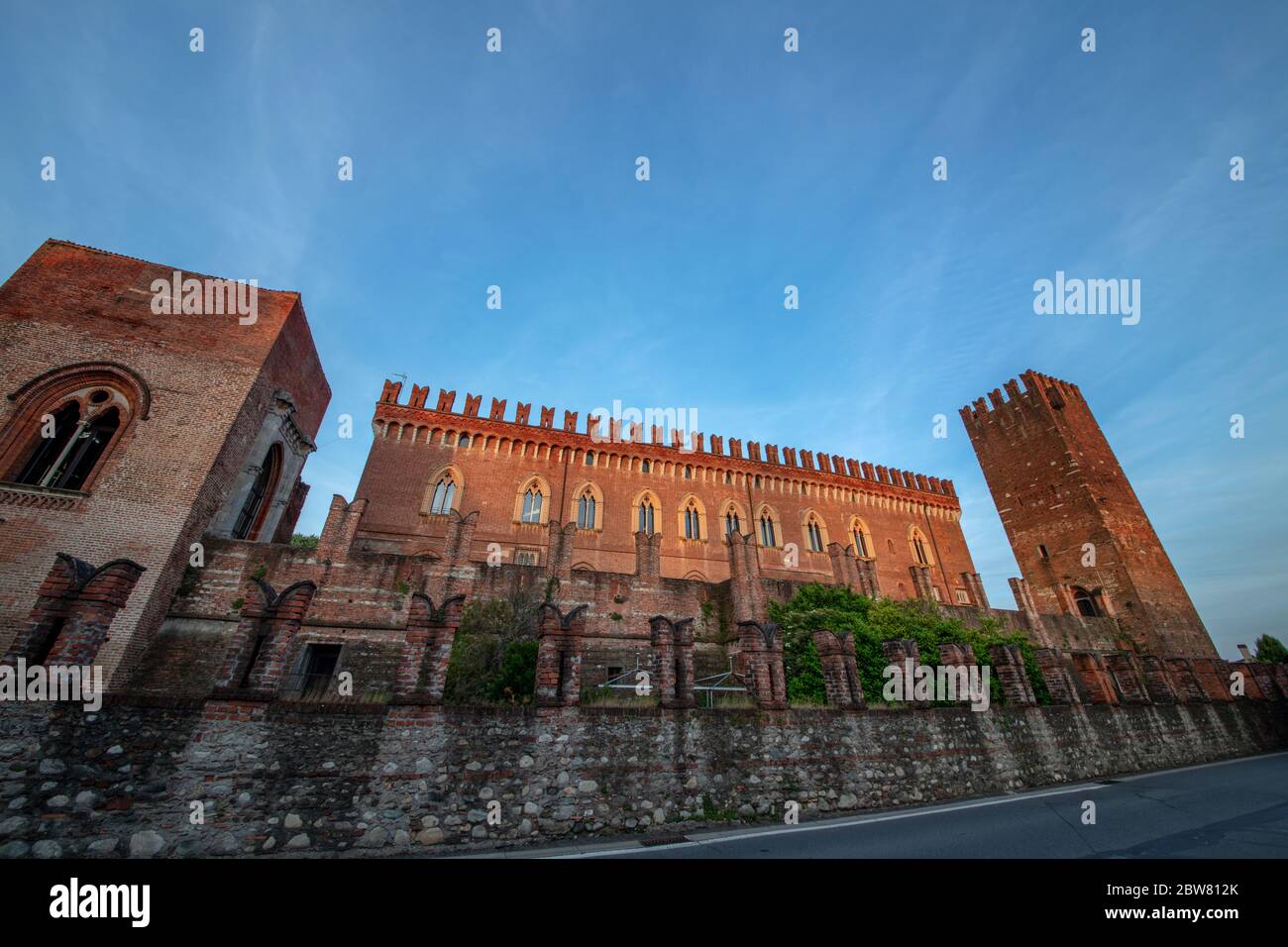 Das schöne Castel von Carimate, Provinz Como, Italien Stockfoto