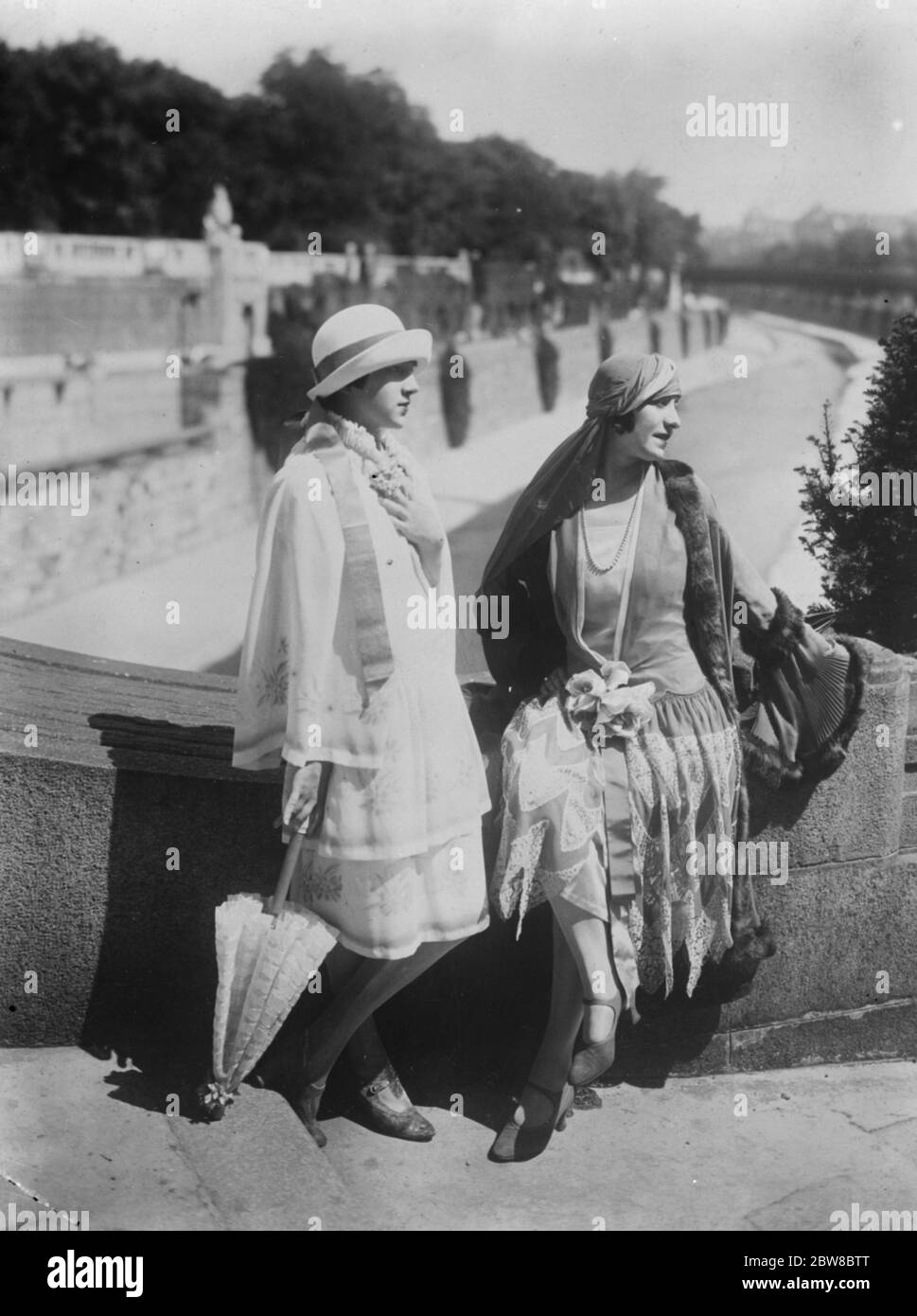 Gräfin Koller und Baroness Demeter . 24 Juni 1926 Stockfoto