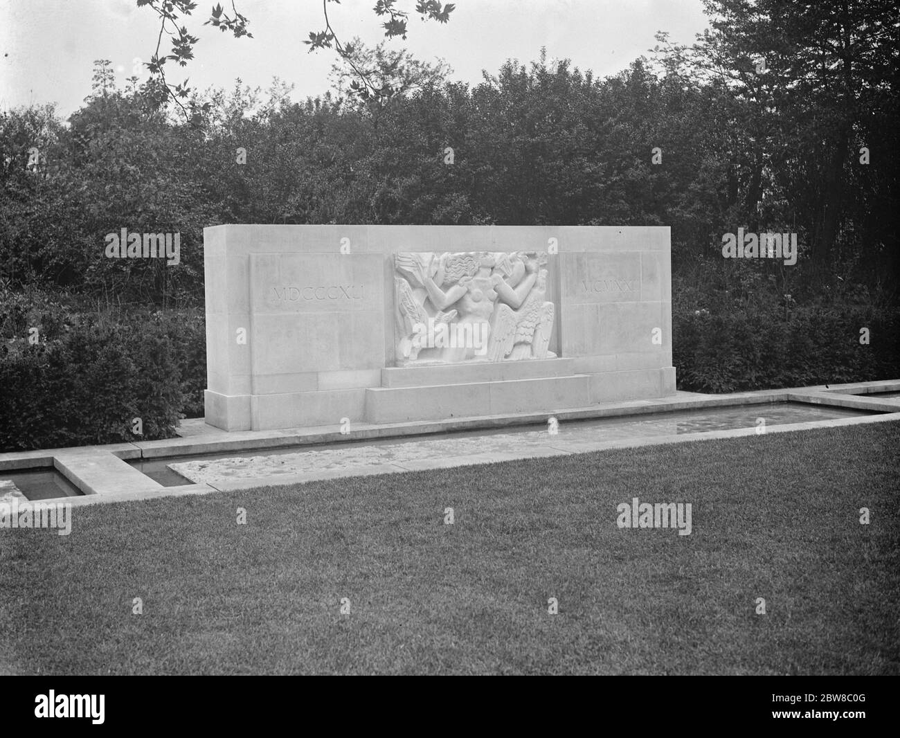 Das Hudson Memorial, das der Premierminister am 19. Mai 1925 im Hyde Park enthüllt hat Stockfoto