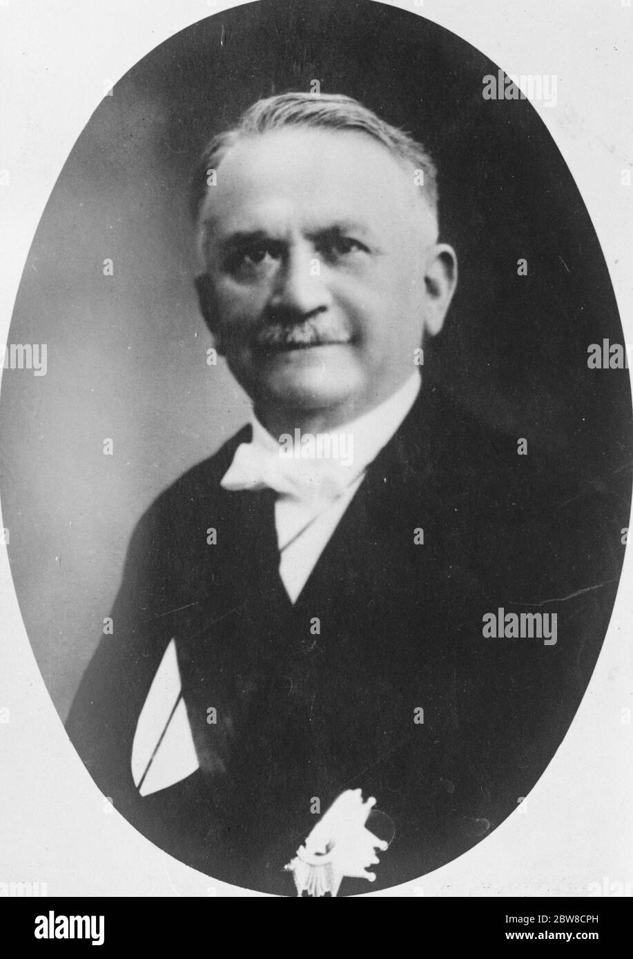 M Doumergue , der französische Präsident . 23 März 1927 Stockfoto