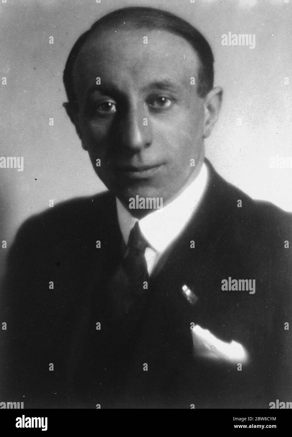 Signor Augusto Turati , Generalsekretär der faschistischen Partei. Februar 1928 Stockfoto