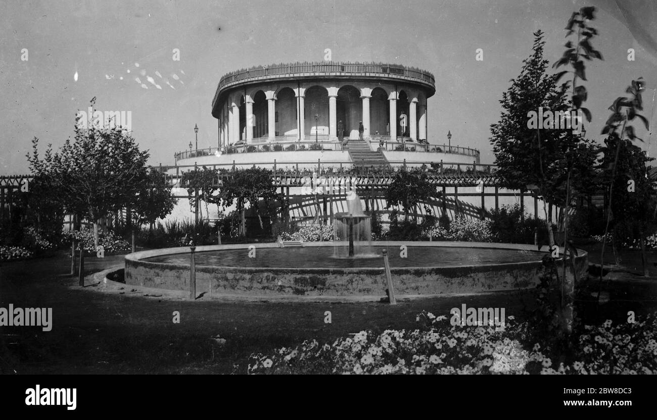 König von Afghanistan 's Sommerpalast in Kabul. 15 März 1928 Stockfoto