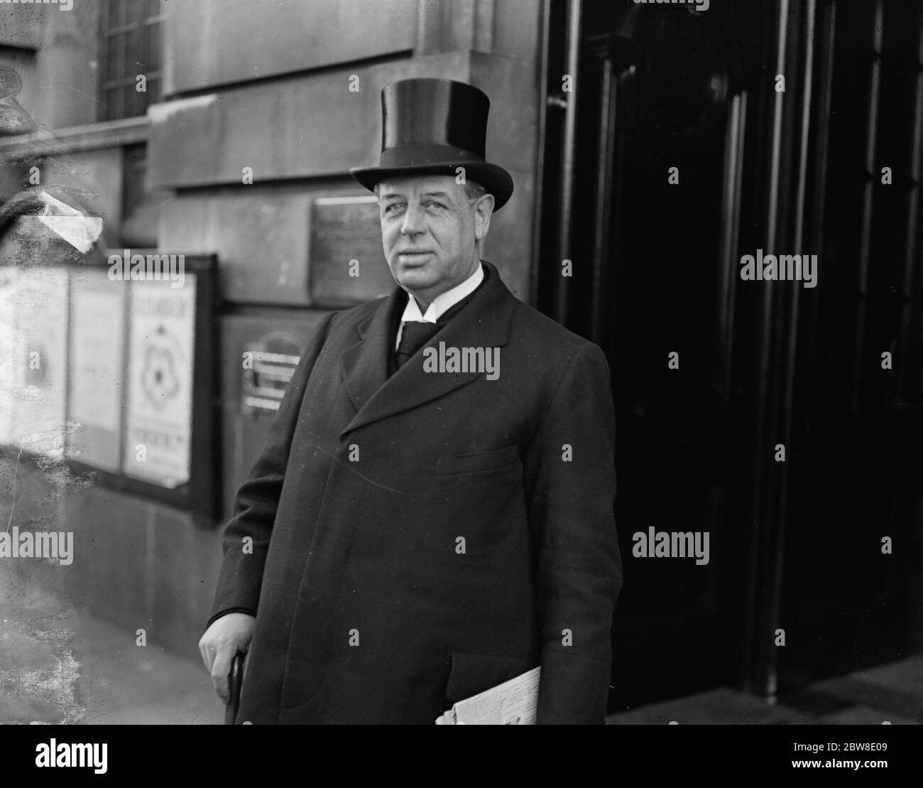 Parteien bereiten sich auf Brixton durch - Wahl . Der Reverend F. J. Laverack, der liberale Kandidat. 18 Juni 1927 Stockfoto