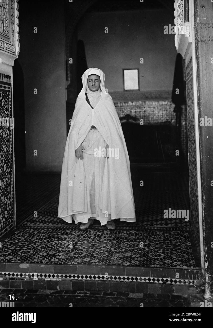 Der Sultan von Marokko . 20 Dezember 1927 Stockfoto