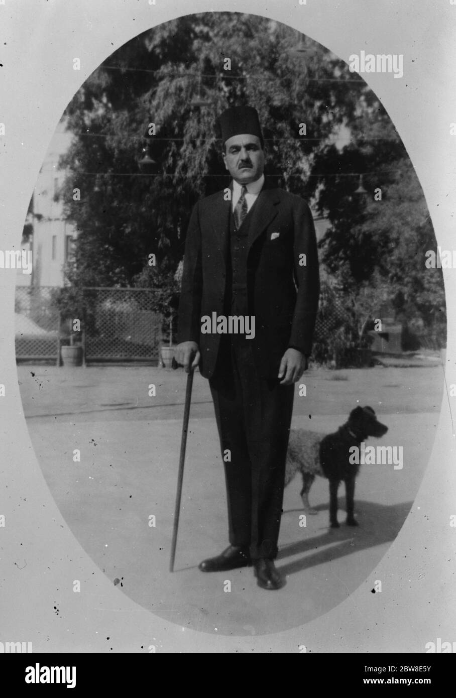 Seine Hoheit der Emir George Lotfallah. Kairo. Prinz George gehört zu einer alten syrischen Familie. Er ist ein christ. 13 Februar 1928 Stockfoto