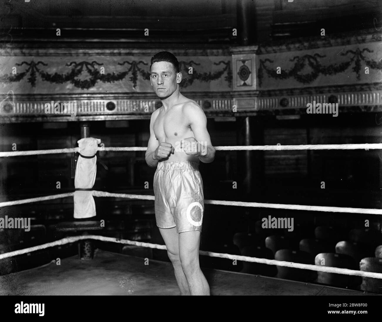 Billy Bird , britische leichte Boxer. 10. April 1928 Stockfoto