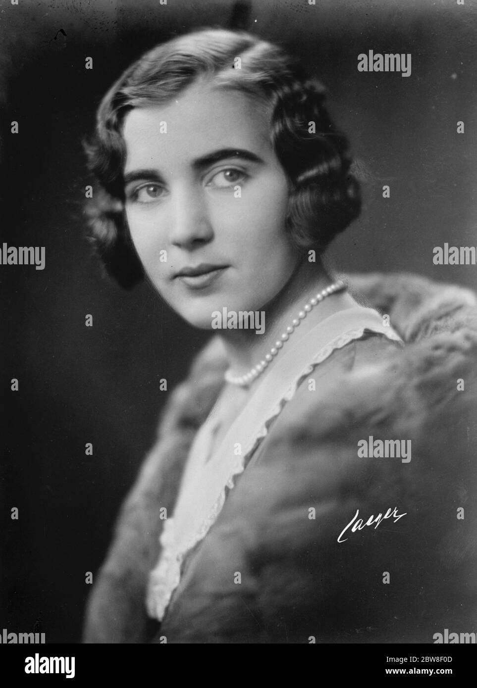 Zwanzig Jahre alt am Freitag. Ein neues und offizielles Geburtstagsporträt von Prinzessin Ingrid von Schweden, der Enkelin des Herzogs von Connaught, die am 28. März ihren Geburtstag feiert. 25 März 1930 Stockfoto