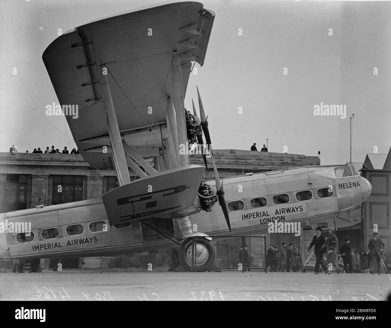 Neue 8, 000 Meilen Flugverbindung beginnt vom Croydon Flugplatz zum Cape. Helena. 20. Januar 1932 Stockfoto