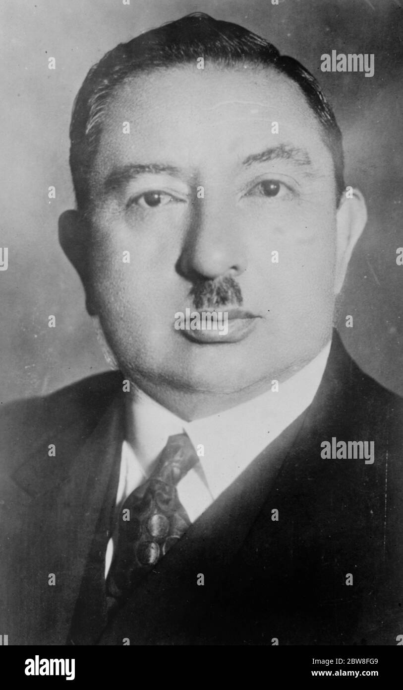 General Ghulam Nabi Khan, von Afghanistan. November 1932 Stockfoto