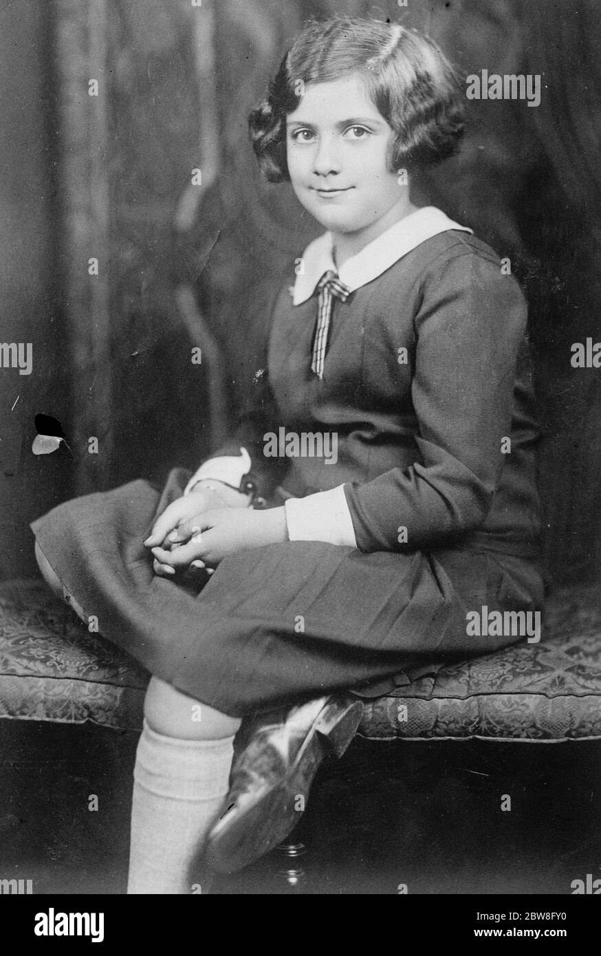 In England ausgebildet werden. Gloria Caruso . März 1930 Stockfoto