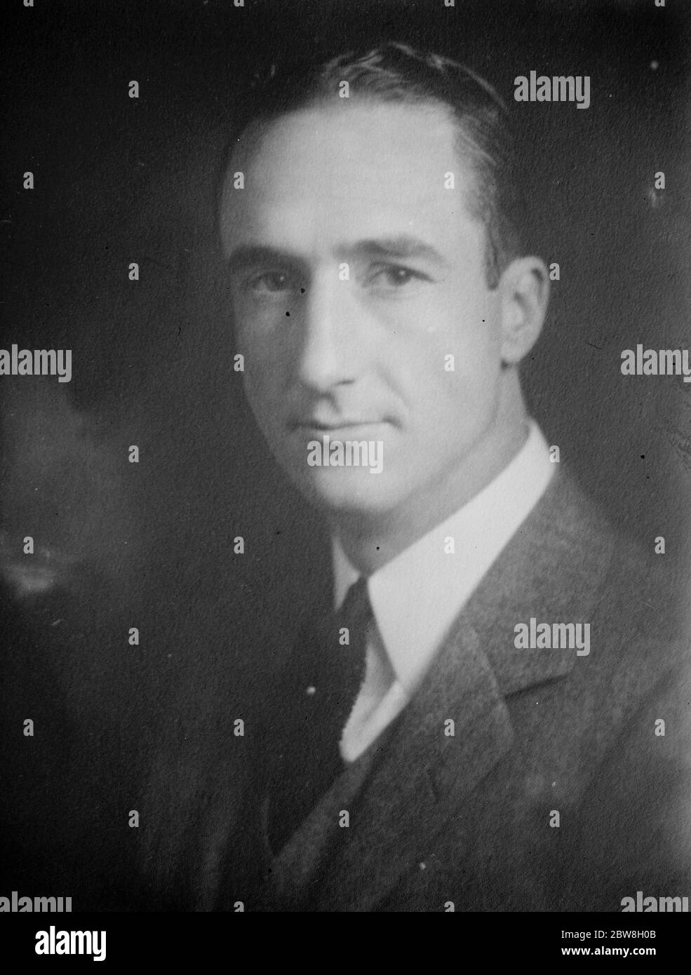 Präsident der führenden amerikanischen Bank im Alter von 36 Jahren . William Steele Gray Jr, der im Alter von 36 Jahren zum Präsidenten der Central Hanover Bank and Trust Co of New York ernannt wurde. 26. Januar 1933 Stockfoto