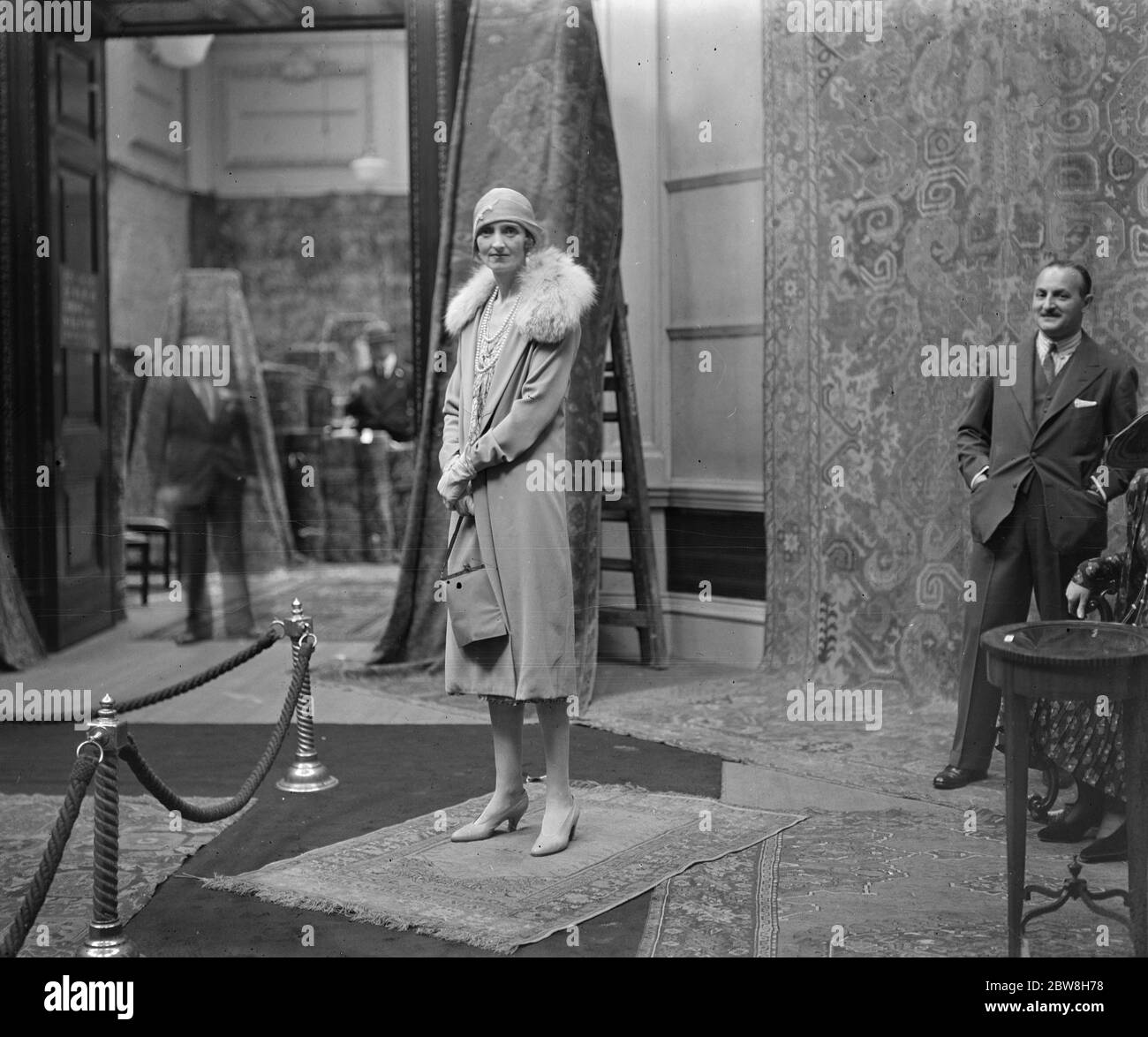 Marchioness of Carisbrooke in Grafton Galleries. 14 Juli 1930 Stockfoto