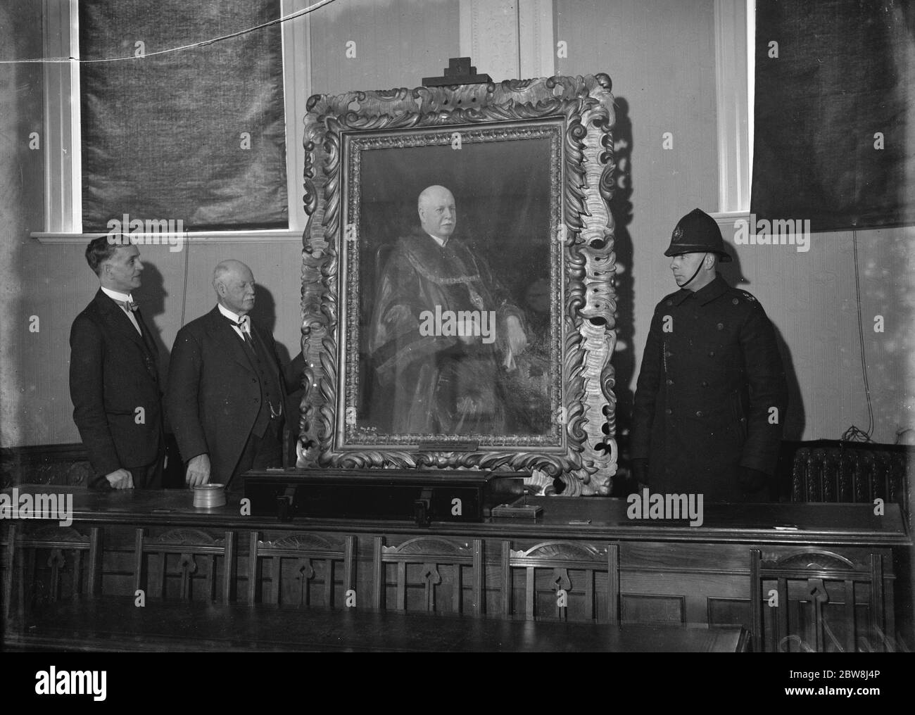 Dartford Bürgermeister Goldene Hochzeit, Porträt. 1935 Stockfoto