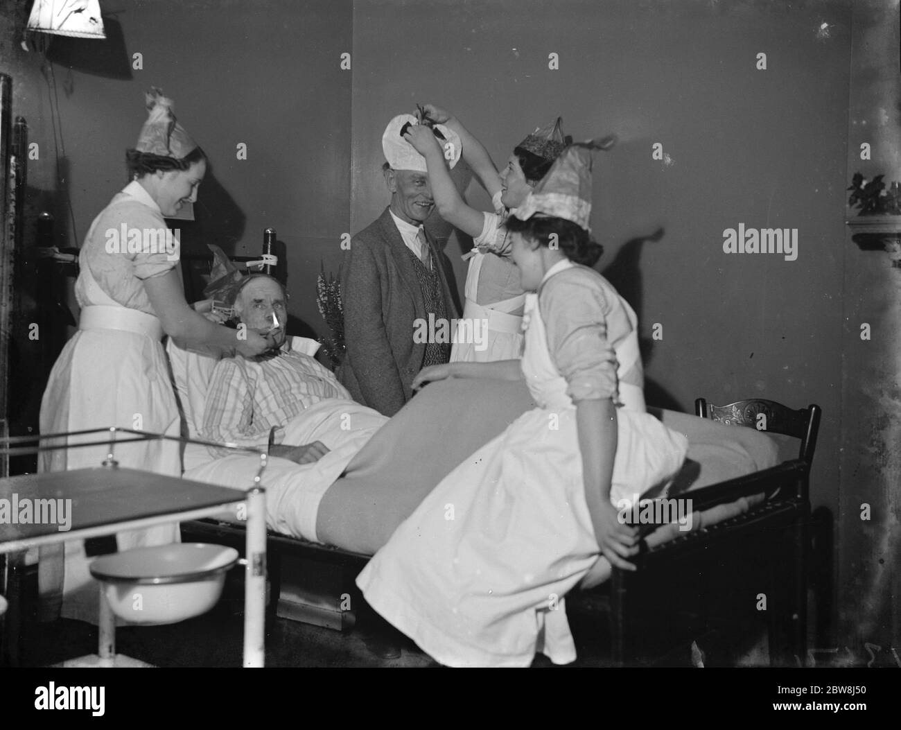 Weihnachten im Krankenhaus . Sidcup. 1934 Stockfoto