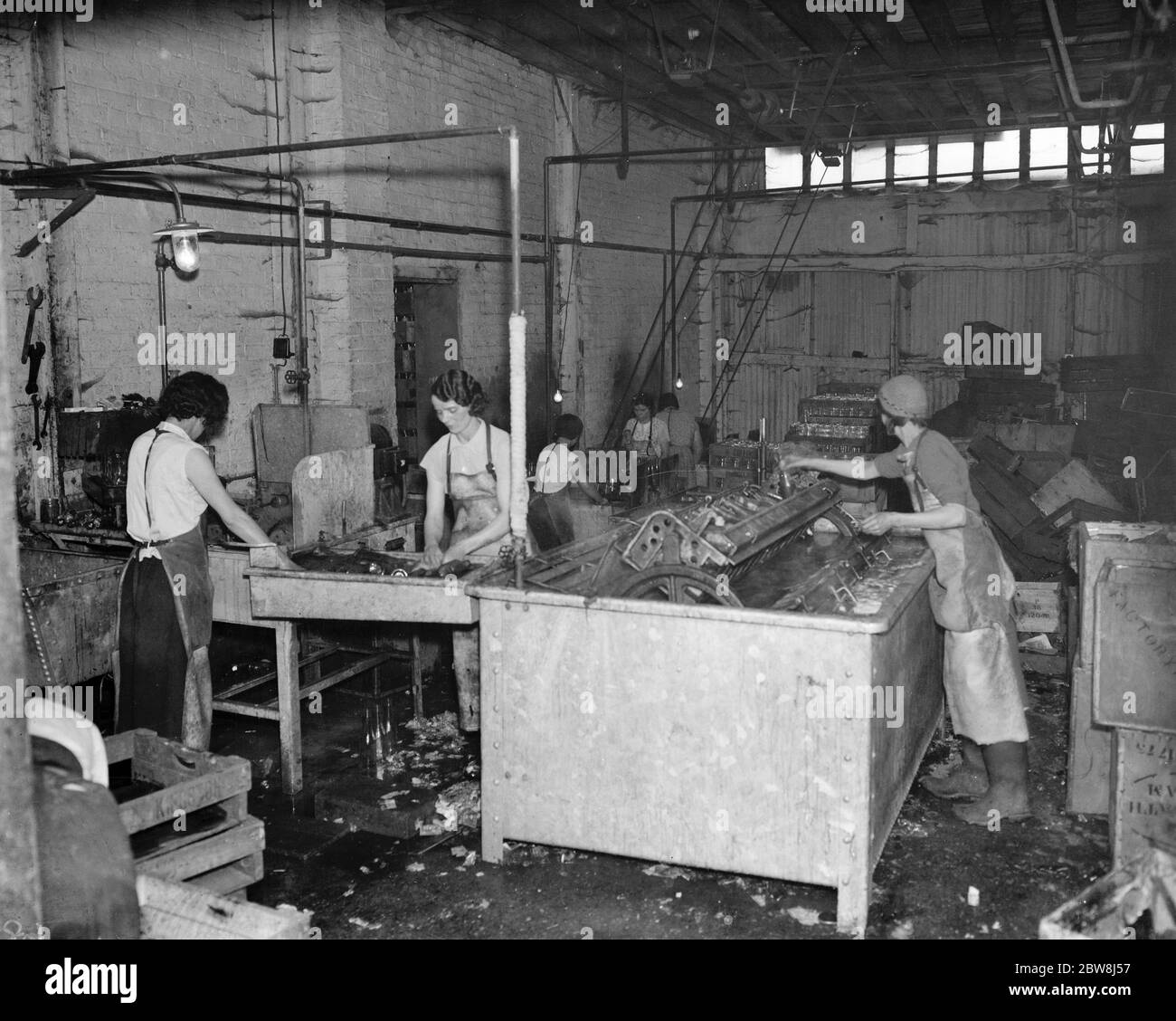 Eisenmetall und Abfallhändler . 1937 . Stockfoto