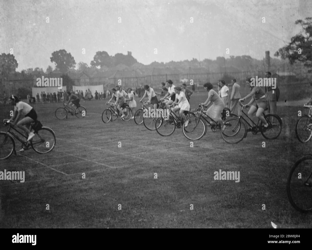 Kolster Brandes Sport . Radrennen . Bis 14. August 1937 Stockfoto