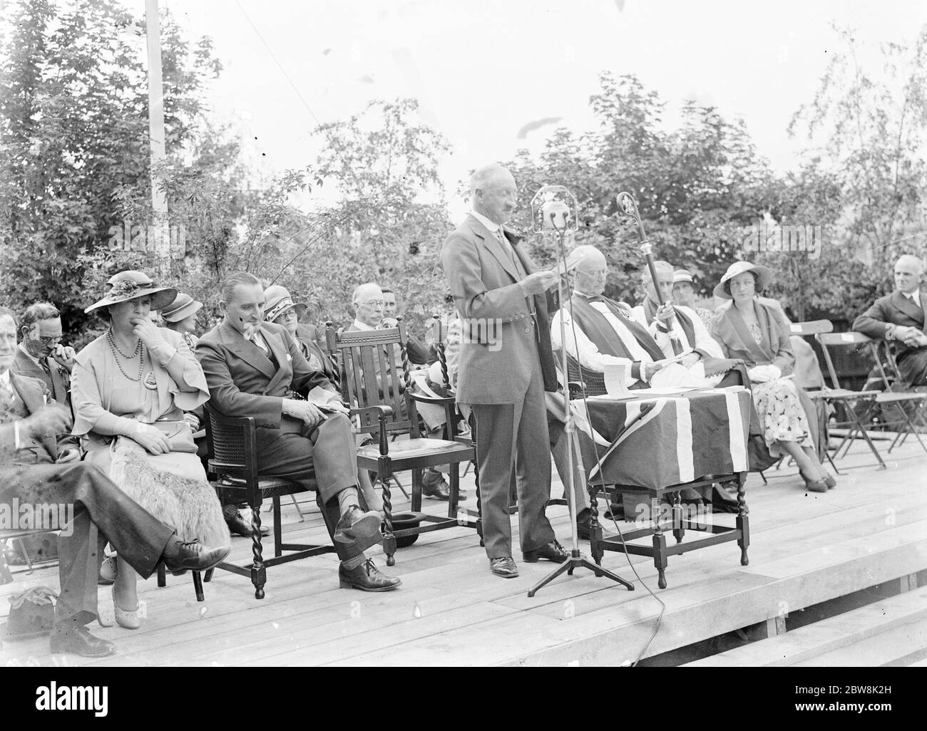 Die offizielle Eröffnung des Erith Hospital . 1935 . Stockfoto