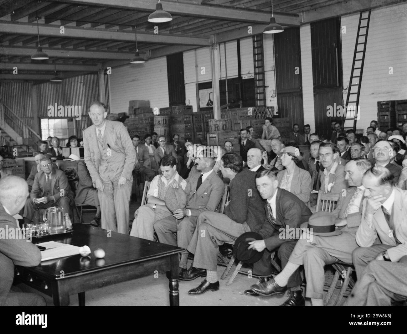 East Malling Research Station Tag der offenen Tür. Fragen aus dem Wort . 1937 Stockfoto