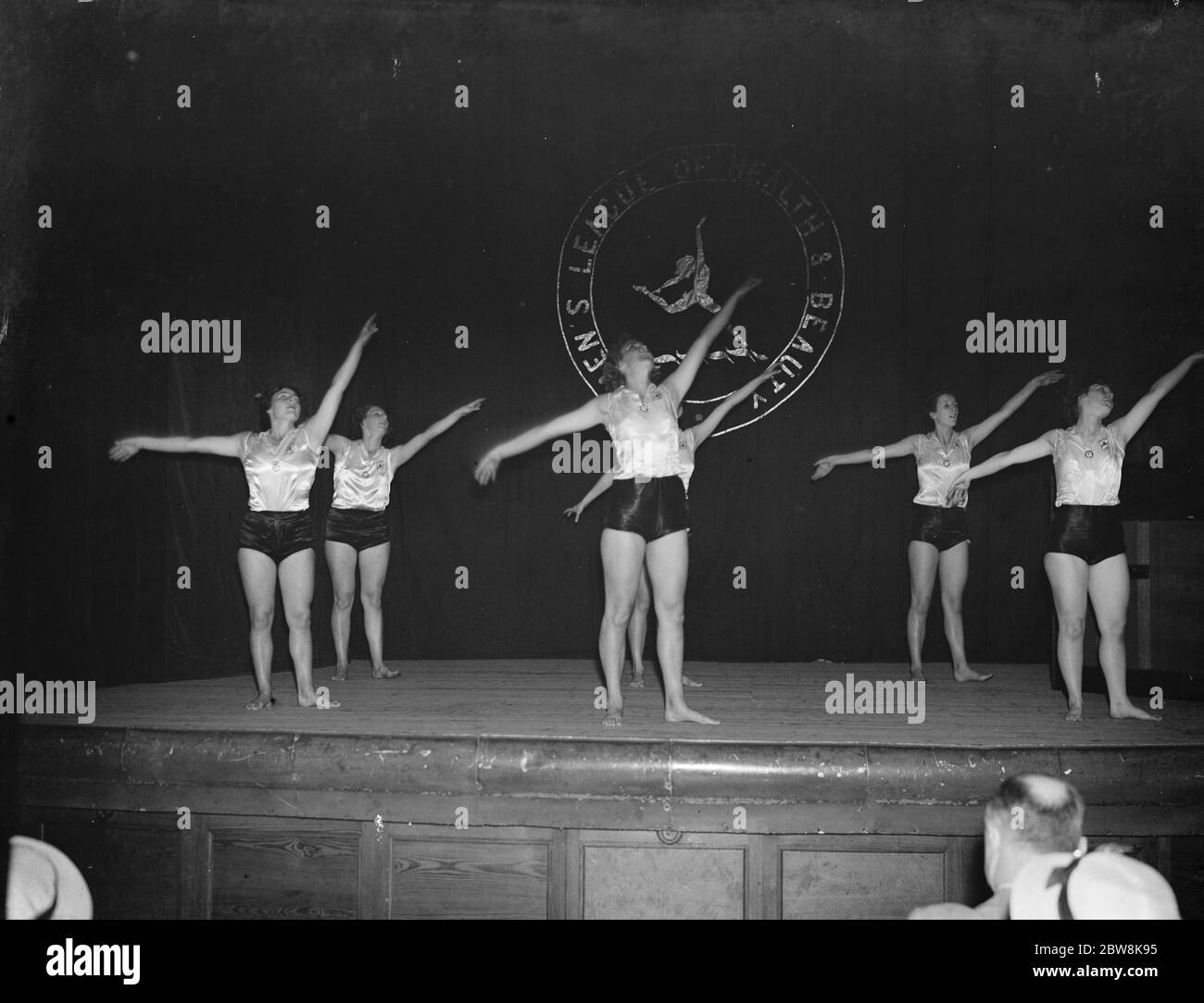 Frauen League of Health and Beauty , Eltham . 1937 Stockfoto